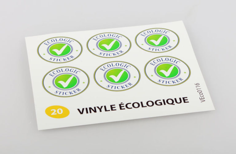 autocollant vinyle ecologique